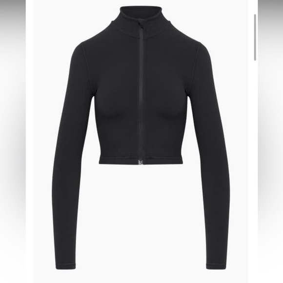 TNA Tops - TNA Limit Zip-Up Long-Sleeve Shirt/Jacket, Black, 2XL.